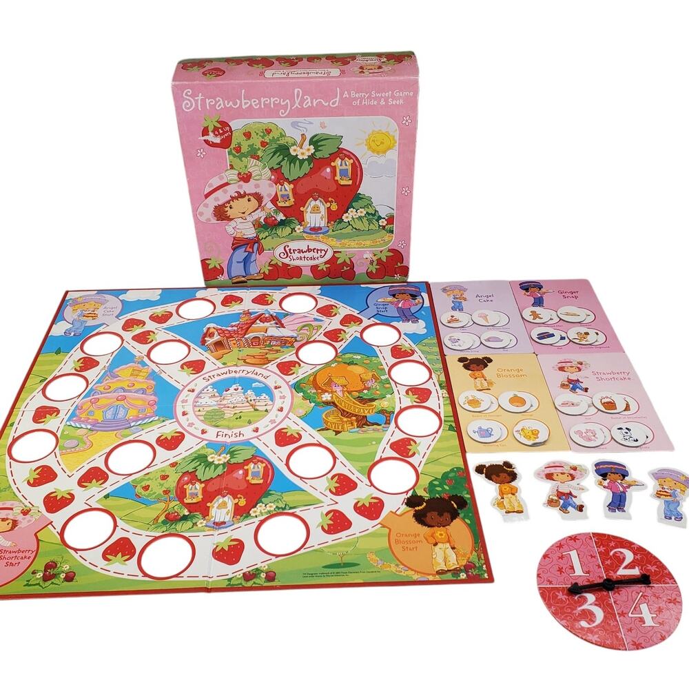 Vintage Strawberry Shortcake Strawberry Land Board Game